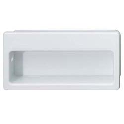 Hafele 129.57.701  Handle Plastic White 80 X 40mm Flush